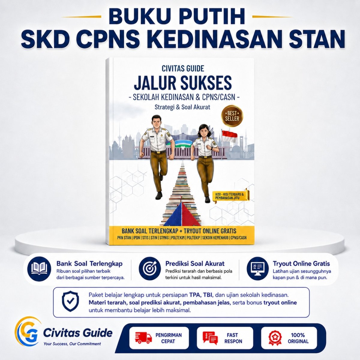 Buku putih Jalur Sukses Kedinasan Tryoutkedinasan.com
